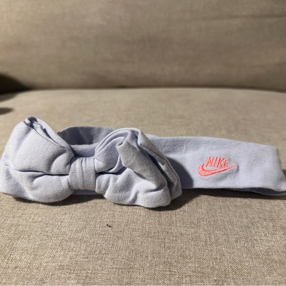Nike baby head band purple bow - Picture 2 of 4